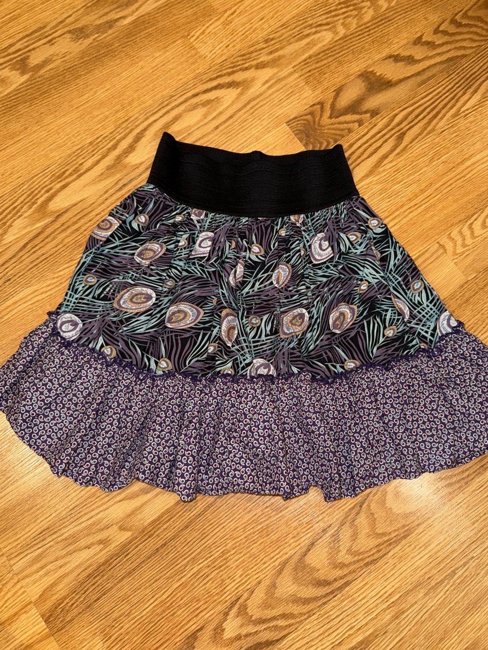 xhilaration Fun flirty mini skirt in Liberty of London Target purple print XS